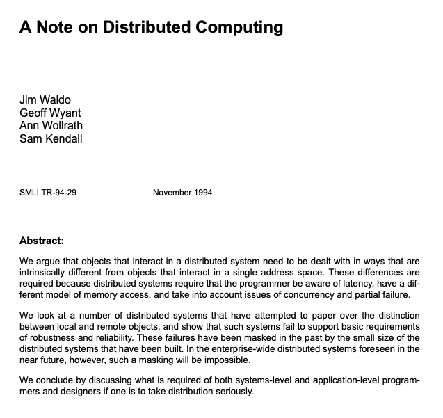 A Note on Distributed Computing preview